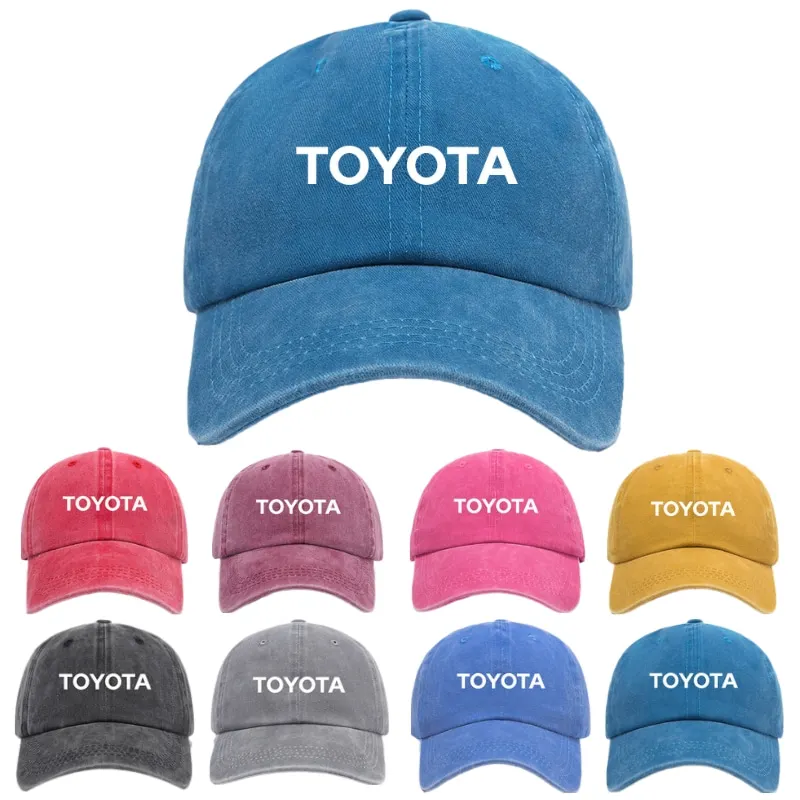 

Women Men Baseball Cap for Toyota Logo Sun Hat Sport Visors Snapback Cap Fashion Hip Hop Letter Embroidery Unisex Outdoor Runing