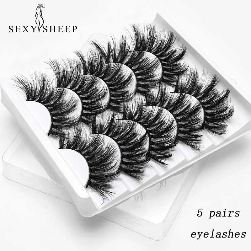 Ресницы Накладные 3D из искусственной норки натуральные густые длинные