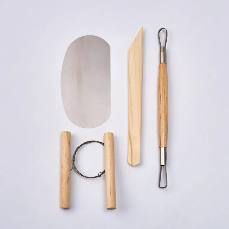 

4 Pieces Of Clay Modeling Clay Cheese Pottery Tool Useful Wire Clay Ceramic Dough Ultra High Quality Cutter