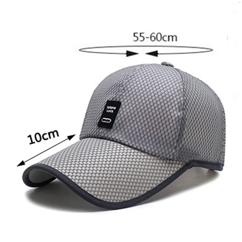 

Men Outdoor Baseball Net Cap Sun Protection Sunshade Fishing Hat Sports Quick-Drying Hiking Riding Hat Solid Color Fishing Caps