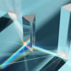 30X30X150MM Призма треугольная оптический Стекло отражающие физики воспитание светильник спектра призмы Радуга студент с украшением в виде кристаллов