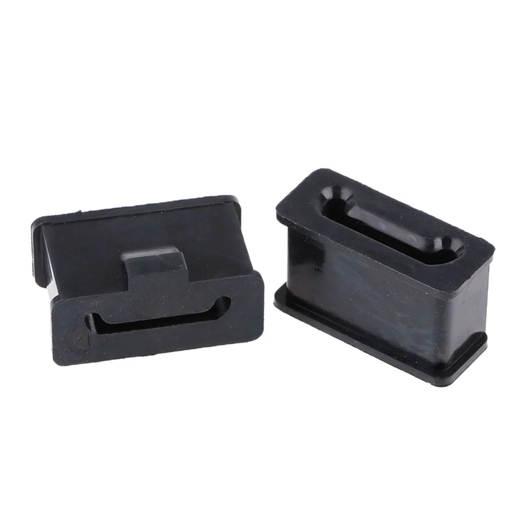 

2 Pack Muffler Rubber Mount Isolator Replacement for Harley Motorcycles Black