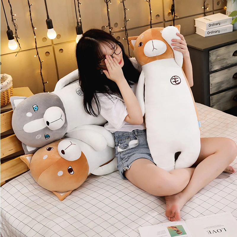 85/105 см мягкие плюшевые игрушки Аниме одной собаки мягкий Kawaii толстый Косплей Shiba «Лисья Секретная служба»(Inu собака стильная футболка с изображением персонажей видеоигр Подушка для детей Girlfreind подарок на день рождения