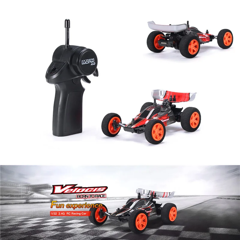 

Velocis 1/32 2.4G RC Racing Car Mutiplayer in Parallel 4 Channel Operate USB Charging Edition RC Formula Car