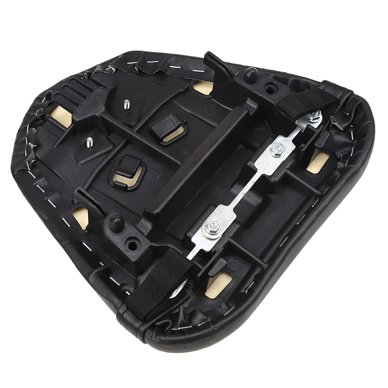 Posbay черные кожаные винтажные мотоциклетные чехлы для сидений кафе гонщик Скутер