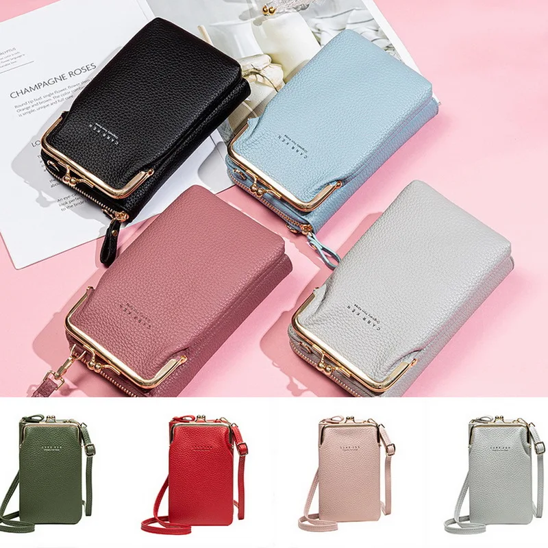 

Women's Fashion Crossbody Bags Purse Clutch Phone Wallet New Casual Shoulder Bag PU Leather Large Capacity Travel Portable Bag