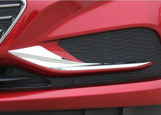 

Для Chevrolet Cruze 2016 2017 2018 автомобильные хромированные аксессуары из АБС-пластика Стайлинг автомобильный передний противотуманный Абажур противотуманная Крышка отделка 2 шт./компл.