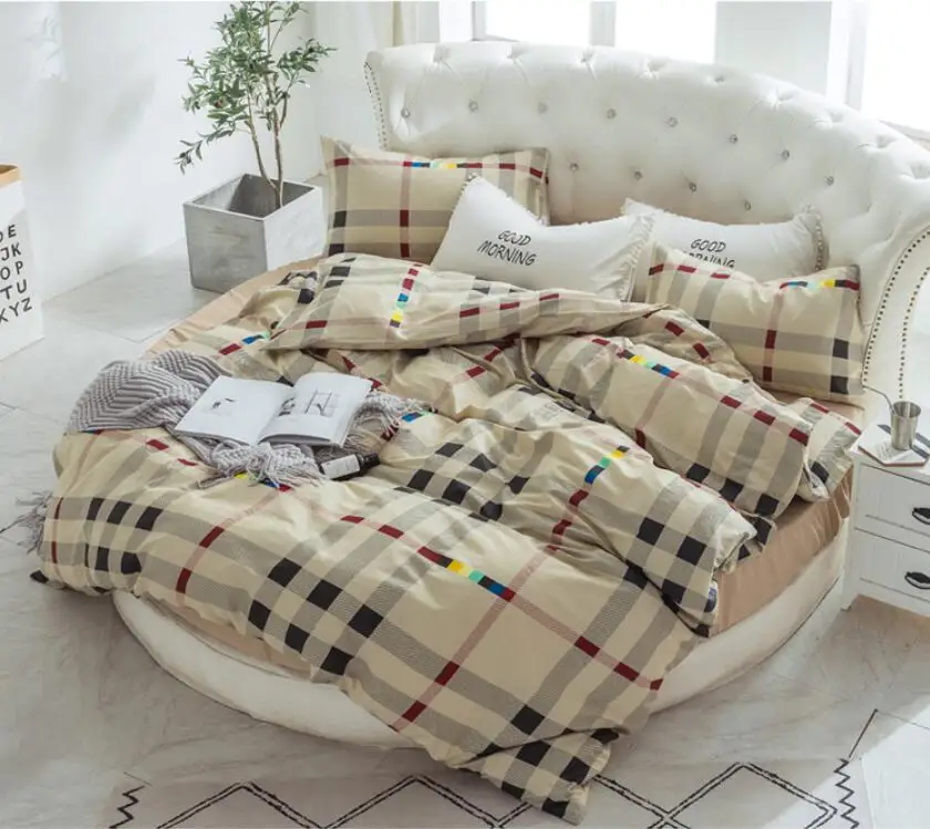 4 шт. наволочки и пододеяльник из натурального хлопка 100% см 200 220 | Дом сад