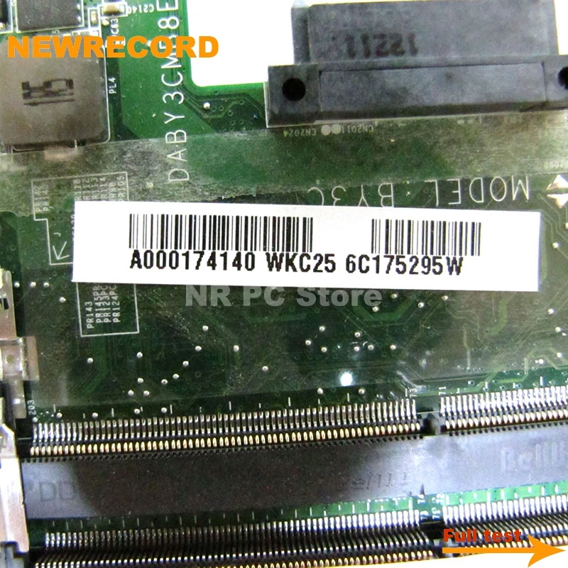 Ноутбучная материнская плата NEWRECORD A000174140 DABY3CMB8E0 для Toshiba Satellite C840 L840 HD4000 HD7670M GPU DDR3 основная плата, полностью протестированная.