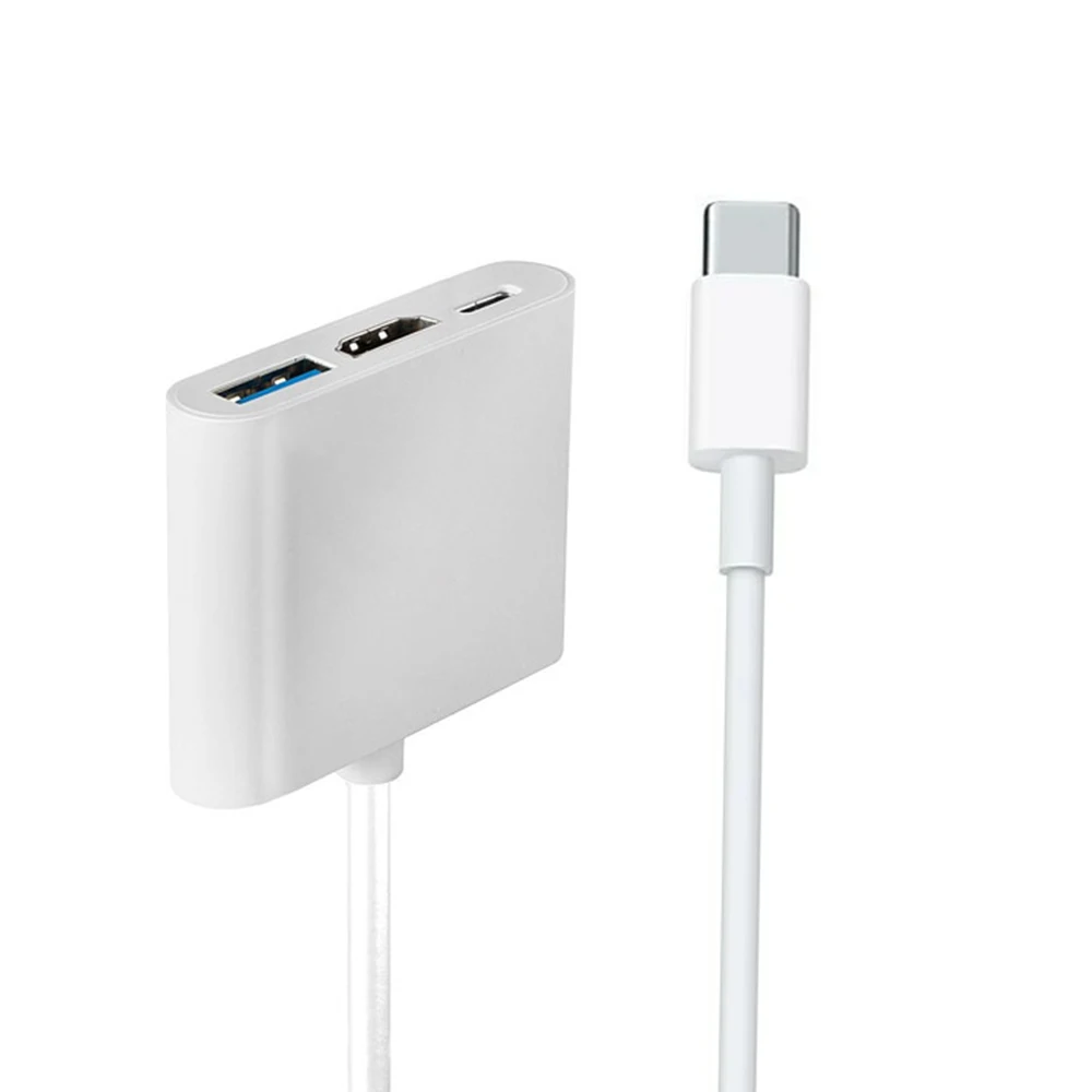 Thunderbolt 3 Type C USB 1 к HDMI VGA DVI RJ45 многопортовый адаптер кабель для apple macbook pro macbook|to hdmi|hdmi