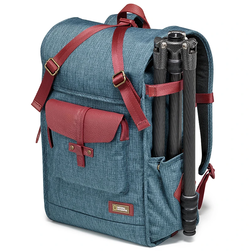 

Leather Camera Bag Backpacks National Geographic NG AU5350 Large Capacity Laptop Carry Bag For Digital Video Camera Travel Bag