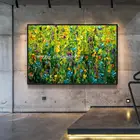 Arthyx Искусство Ручная роспись холст картины для спальни украшение картина настенный Декор Современный абстрактный цветок картина маслом на холсте