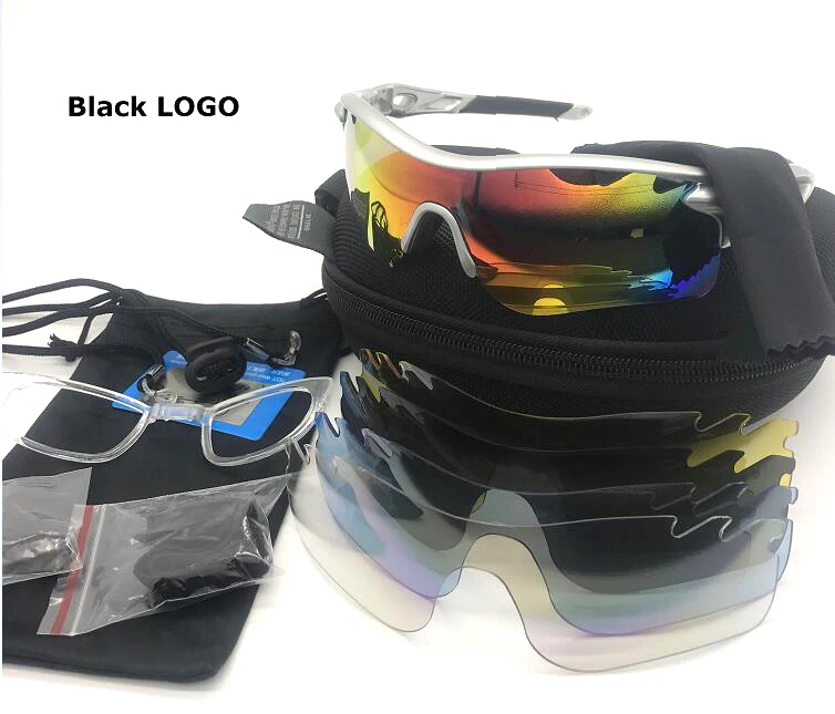 5 Lens Polarized 03 Поляризационные очки с 3 линзами для горной дороги, гоночного велосипеда, спортивные очки для бега, езды на велосипеде, солнцезащитные очки для мужчин и женщин, велосипедные очки - Цвет: 5 Lens Polarized 03