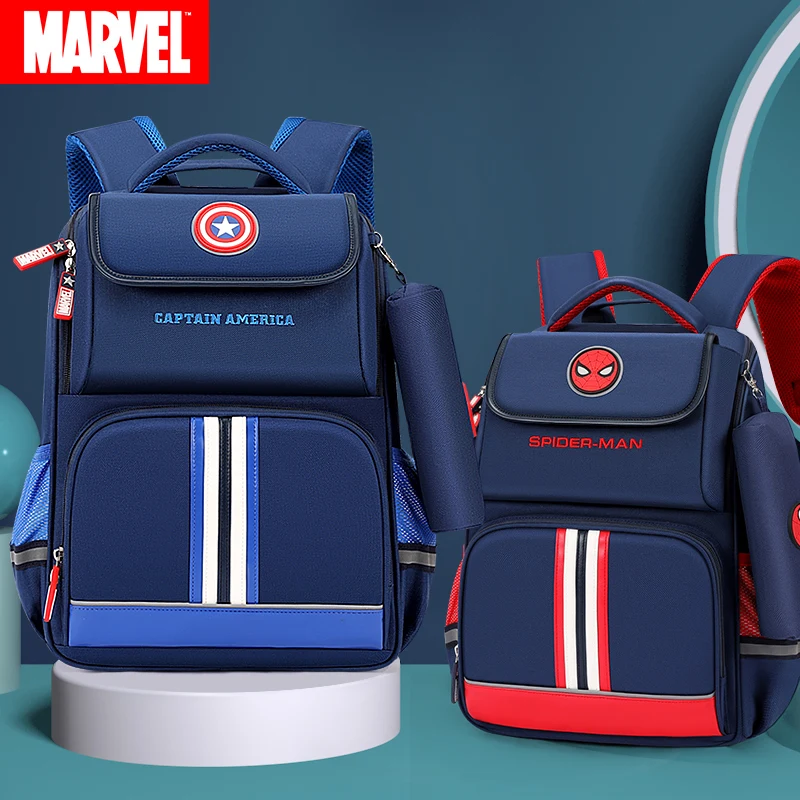 Детский Школьный рюкзак Disney для мальчиков 1 2 и 3 лет 6 12 школьный Marvel