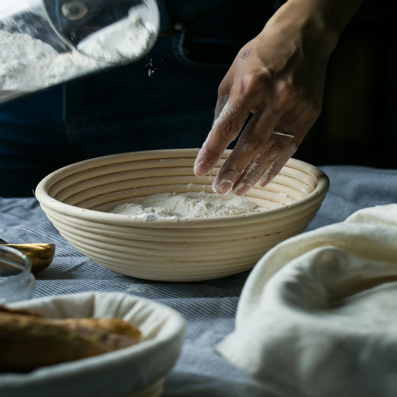 Ротанговая корзина для брожения разных форм загородного хлеба багета теста Banneton