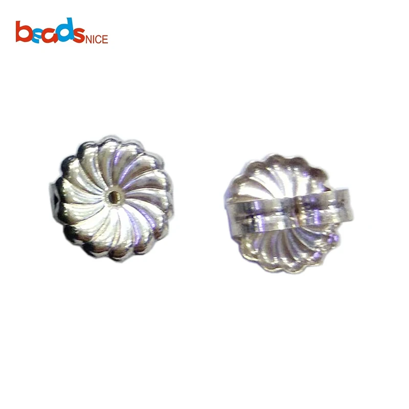 

Beadsnice 925 Sterling Silver Ear Nut Earring Back Stopper Earring Findings Jewelry Making Accessories 37587