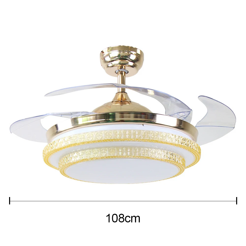 Потолочный вентилятор с пультом дистанционного управления светодиодная лампа 42