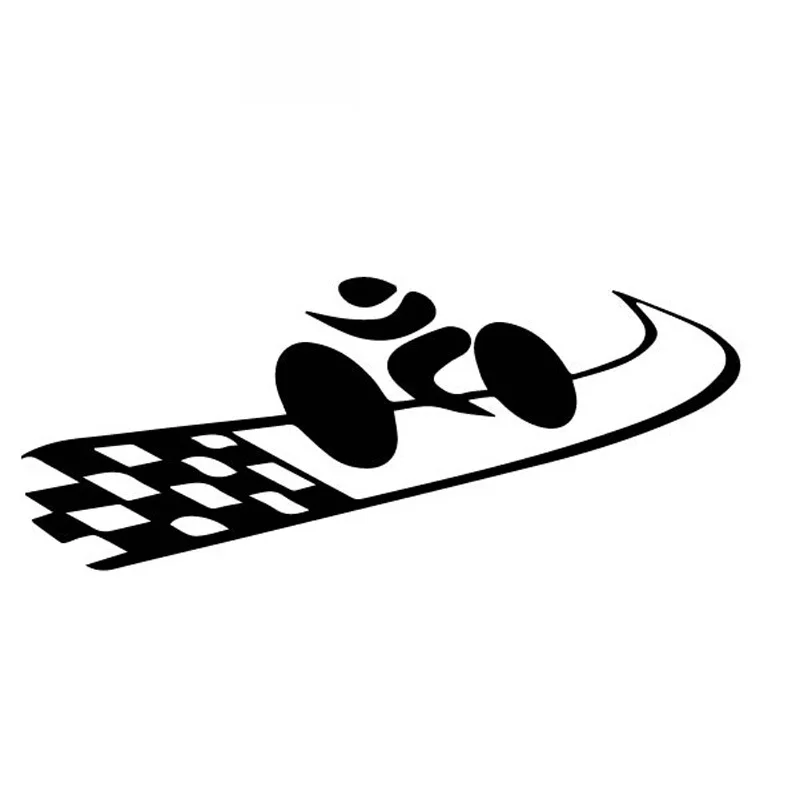 Ослепительный гоночный трек для мотоцикла оригинальные наклейки украшение