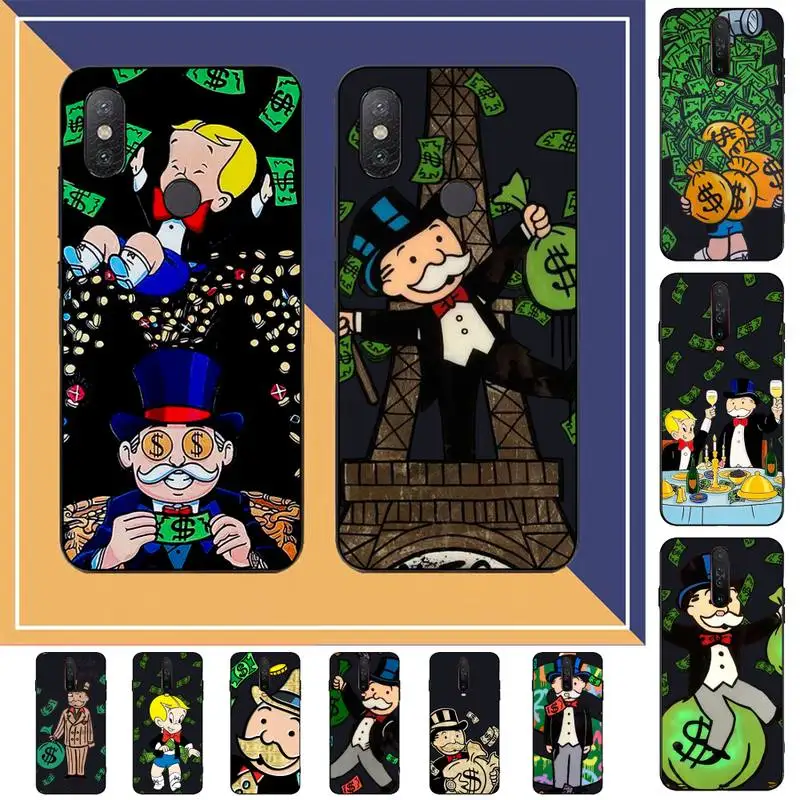 

Cartoon Dollar Money Phone Case for Redmi Note 8 7 9 4 6 pro max T X 5A 3 10 lite pro