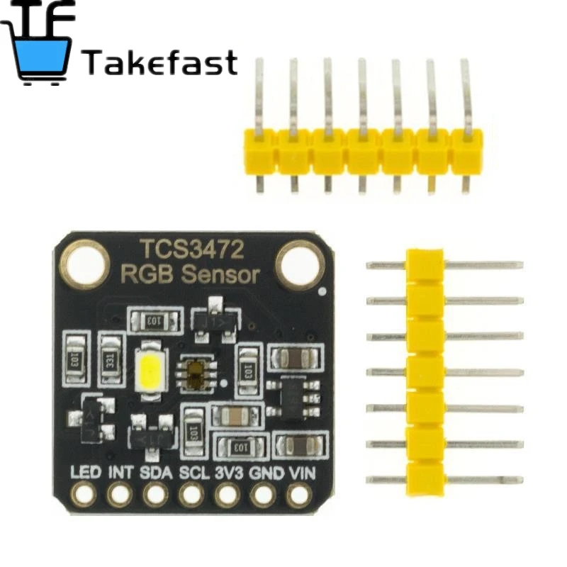 10 шт. Новый SX CJMCU-34725 TCS34725 цветной датчик RGB макетная плата модуль | Электронные