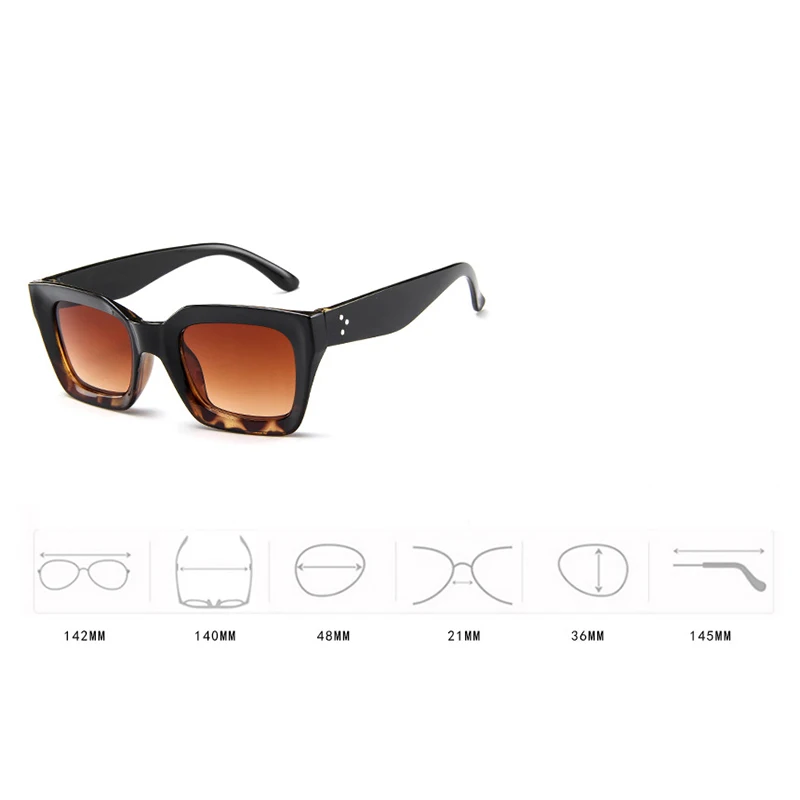 Солнцезащитные очки в пластиковой оправе для мужчин и женщин модные темные с