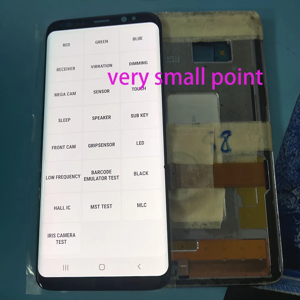 Точки AMOLED без рамки для Samsung Galaxy S8 + G950F G955F S9 S9Plus G960 G965F S10 S10Plus ЖК-дисплей сенсорный