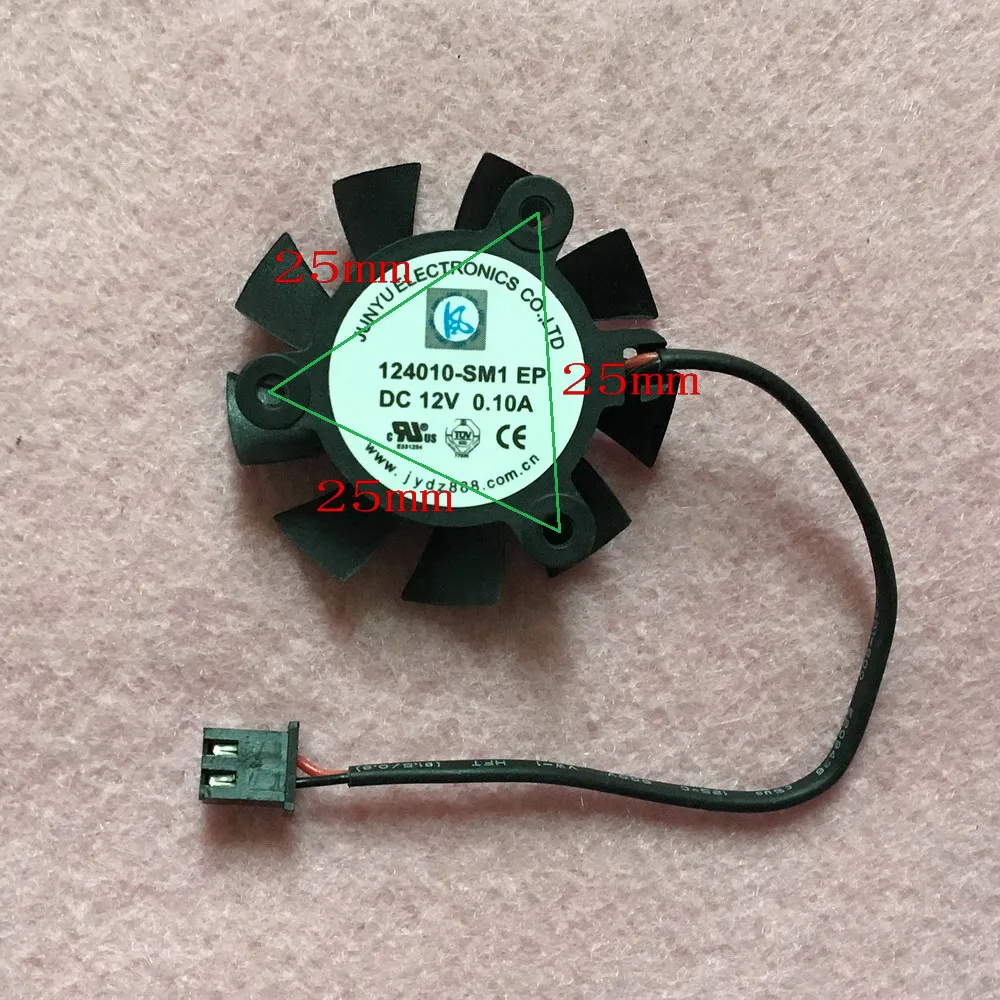 Вентилятор Охлаждения видеокарты R259 JUNYU 124010-SM1 EP 37 мм сменный вентилятор