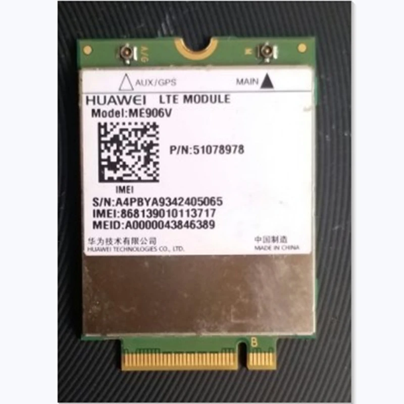 Huawei 1 шт. разблокированный ME906V LTE (FDD/TDD) M.2 4G модуль WCDMA/HSDPA/HSUPA/HSPA + CDMA беспроводной GNSS