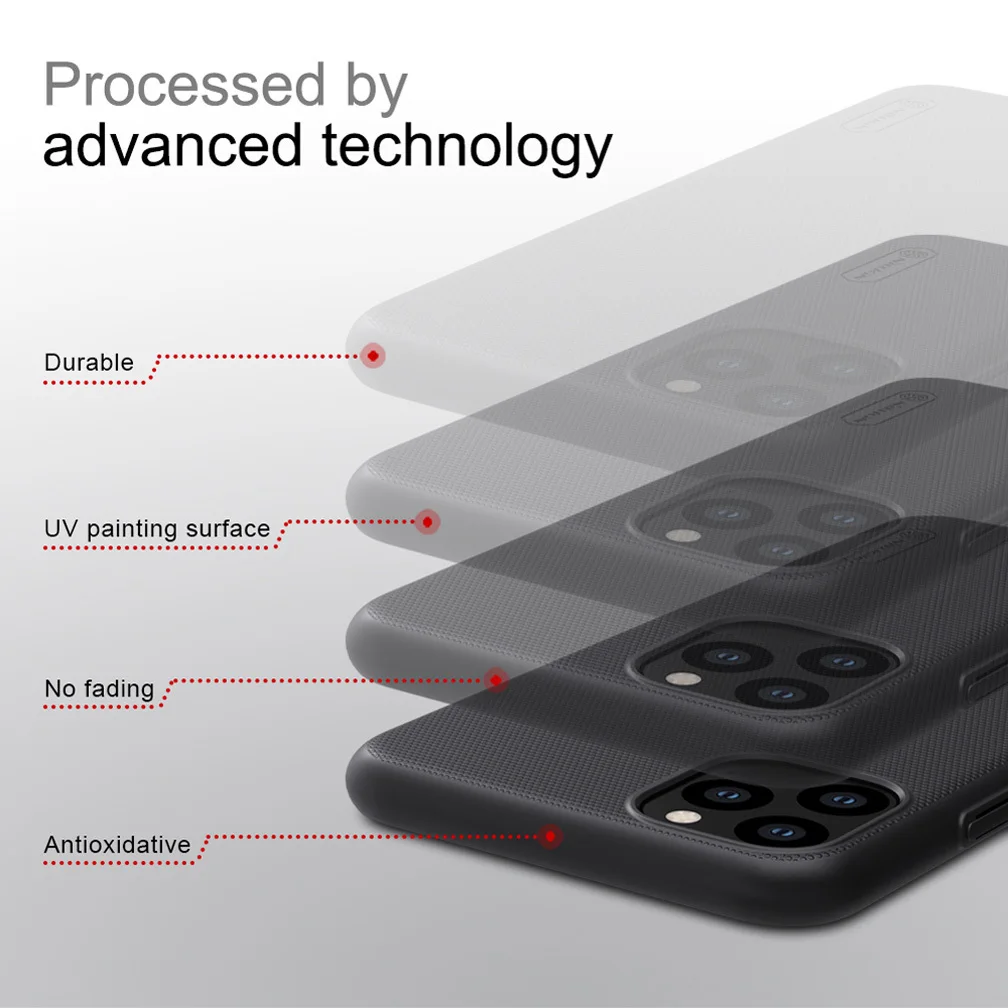 Чехол для iPhone 11 Pro Max, чехол NILLKIN, чехол s для iPhone 11 Pro, высокое качество, Супер Матовый экран для iPhone 11, 5,8 дюймов