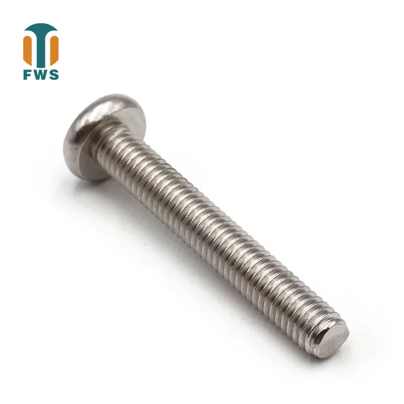 

316 GB/T 818-85 DIN ISO 7045 Cross Recessed Pan Head Screws 20 Pcs M2.5 Stainless Steel Machine Screw Phillips Wood Screw