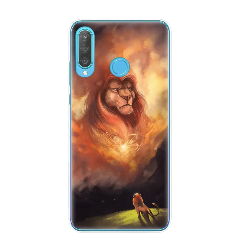 T6825 Cartoon Lion King nala simba timon Phone Cases for Huawei P30 P20 Mate 20 Lite Pro P8 P9 P10 Lite Cover Coque Etui fundas - Цвет: T6825