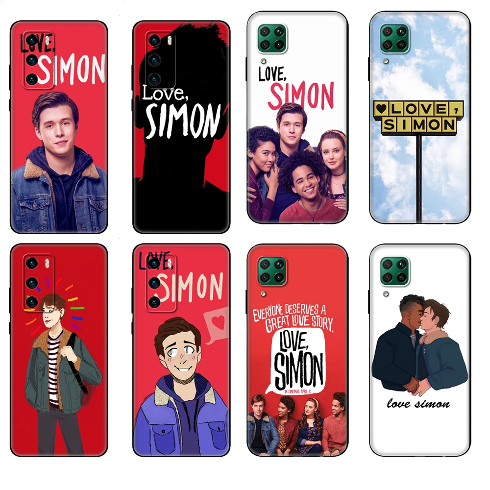 Чехол для Huawei P30 Lite Pro P40 E P Smart 2020 черный |