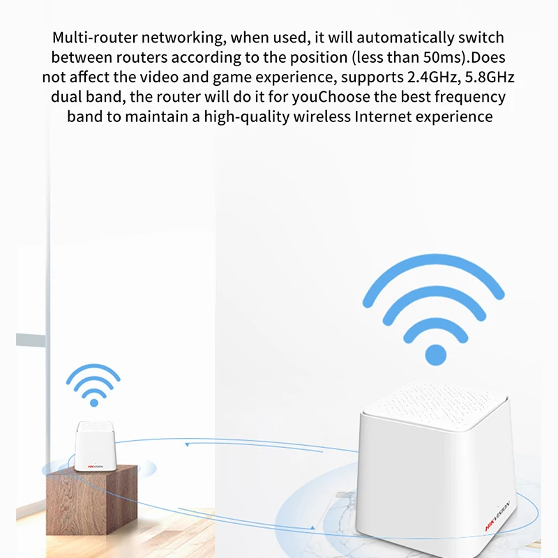 Hikvision Nova DS-3WMR11-E Wi-Fi система с сеткой для дома AC1200 2 4G/5 0 GHz WiFi беспроводной