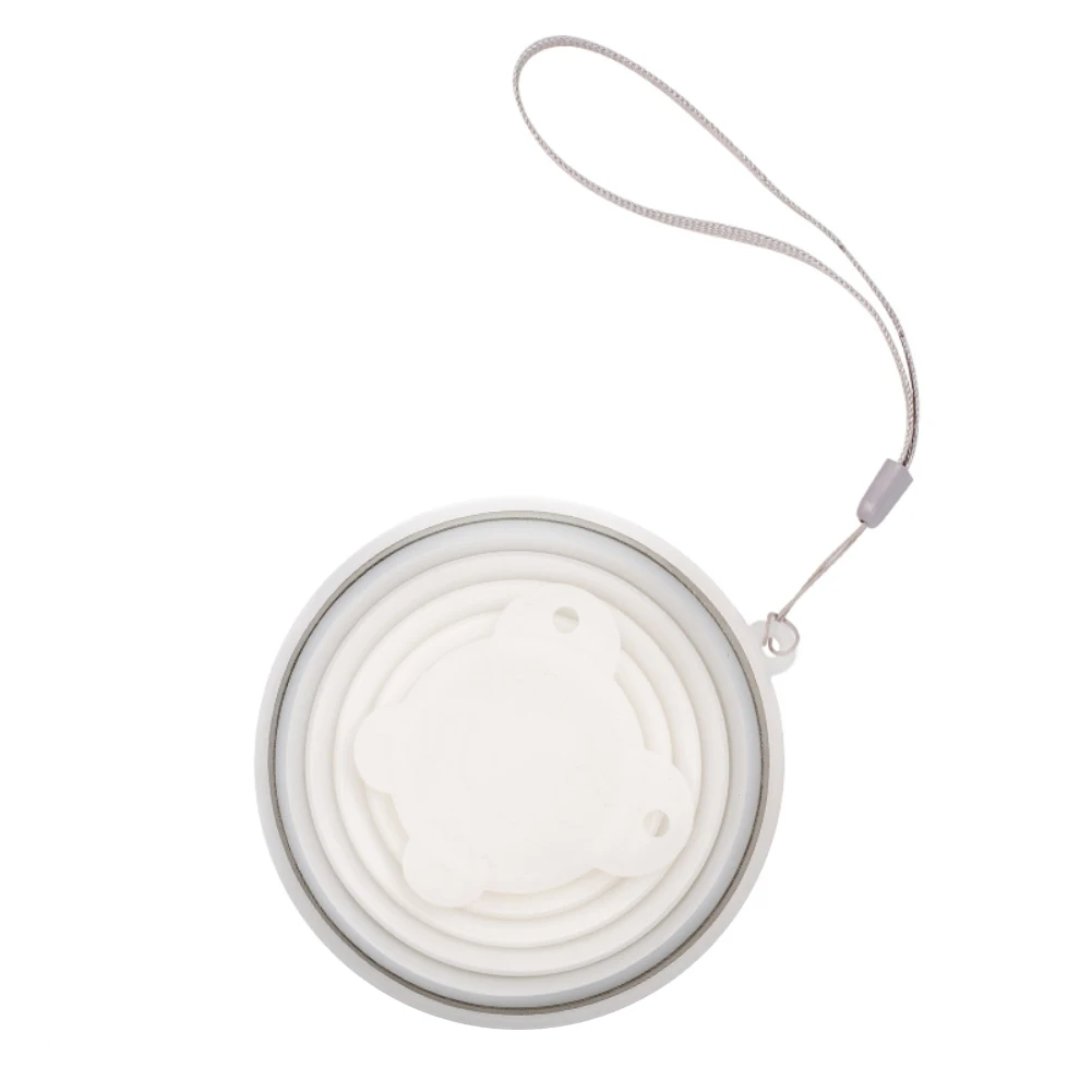 Силиконовая дорожная чашка 6 цветов Выдвижная складная кофейная телескопическая