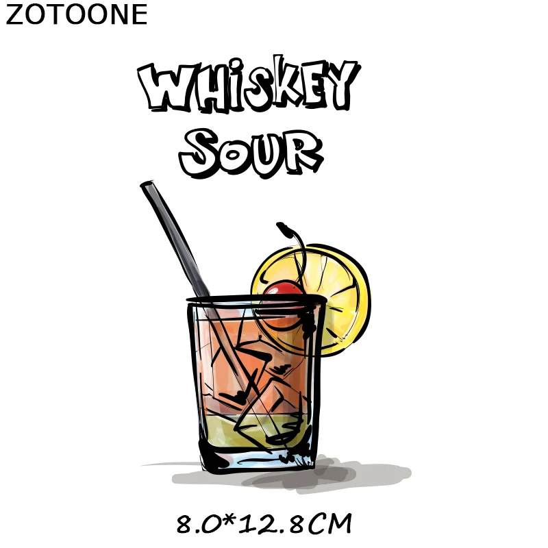 Патчи для лимонного напитка ZOTOONE милые наклейки детей утюжок переодевания одежды