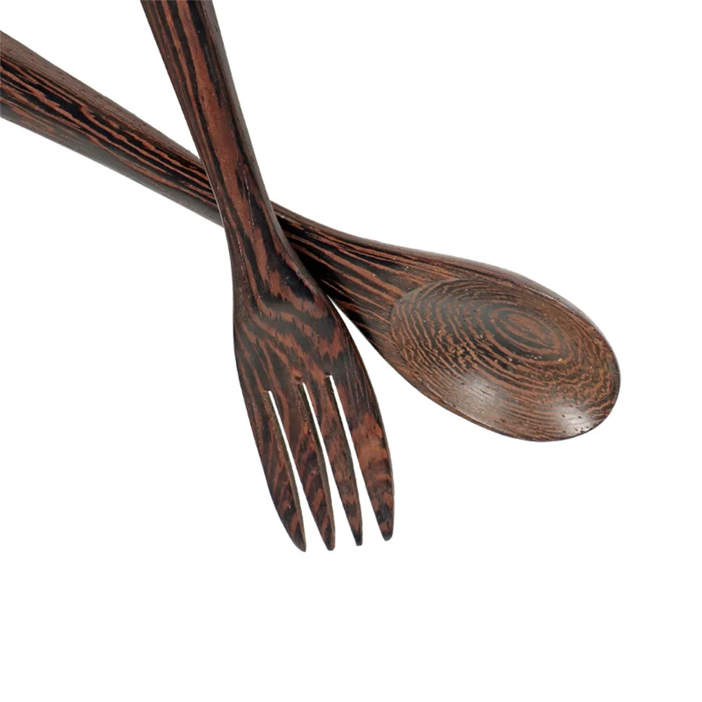 Ложки и вилки деревянная ложка эко посуда натуральный эллипс деревянной ковш для