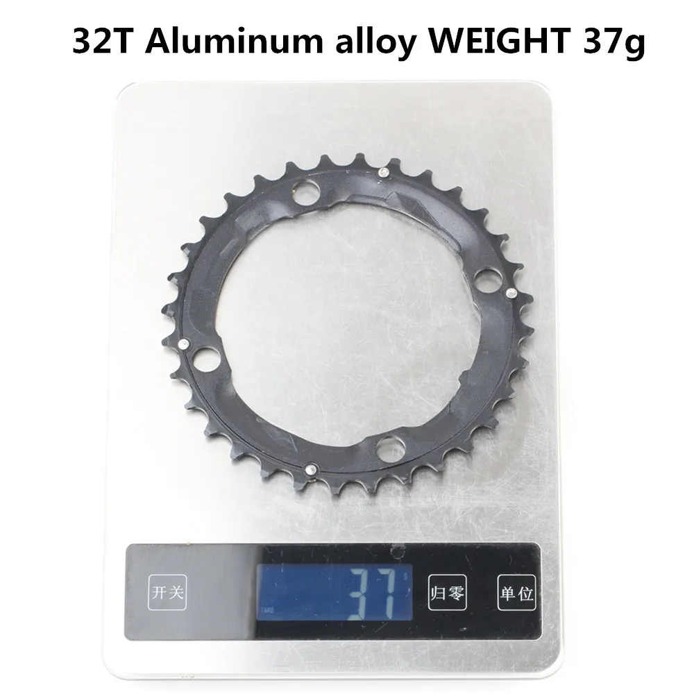 Круглая цепь MTB горный велосипед 104BCD 22T 24T 32T 34T 38T 42T 44T шатуны стали алюминиевый сплав зубная пластина запчасти