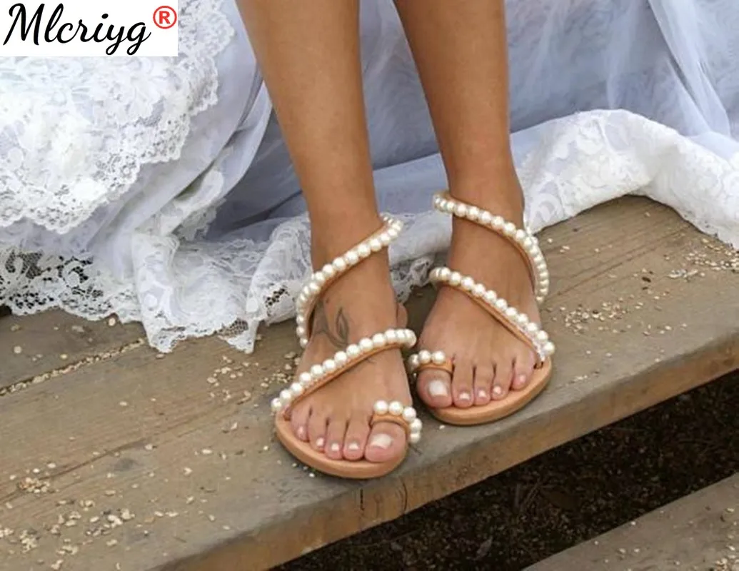 

Sandals Shoes Summer Woman Bandage Cool with Flat Shoes Flip Flops Zapatos De Mujer Sandalias Mujer 2021 Summer Plus Size 35-43