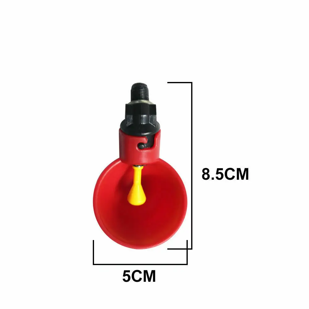 

Pigeon Drinking Cup Automatic Drinker Chicken Feeder Plastic Poultry quail Water Drinking Cups Easy Installation