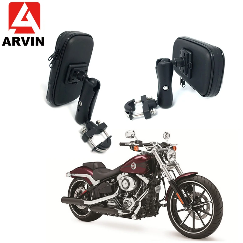 

ARVIN 3.5-6.4 inch Waterproof Bicycle Motorcycle Phone Bag Holder For IPhone X 8P Samsung S9+ Bike Handlebar Support Stand Mount