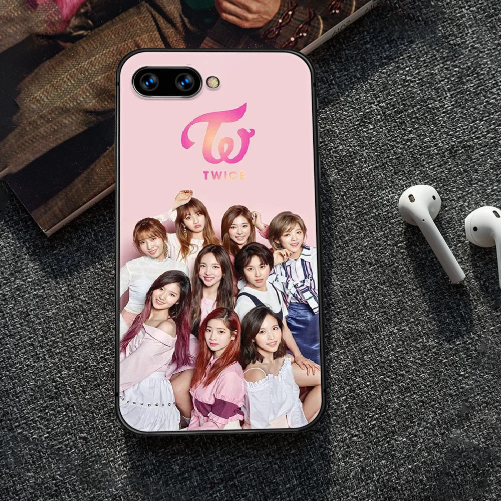 

TWICE Phone Case Cover Hull For HUAWEI honor 7a 8 8s 8a 8x 9 9x 10 20 i Lite Pro black Funda Silicone Cell Trend Waterproof Tpu