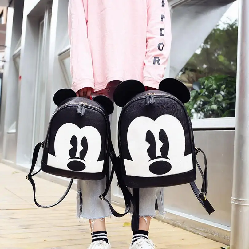 Дисней мода мультфильм Микки Минни дети школьный ранец для девочек и мальчиков