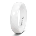 Кольцо женское Eamti, керамическое, белого цвета, 46 мм