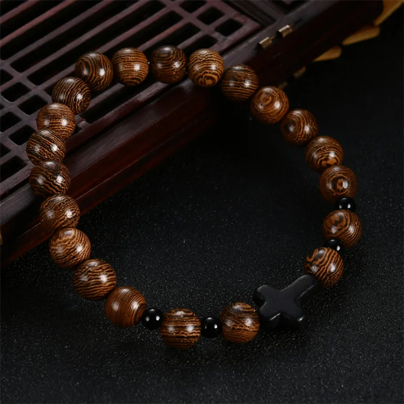 Очаровательные унисекс Бусы из натурального сандалового дерева буддийские