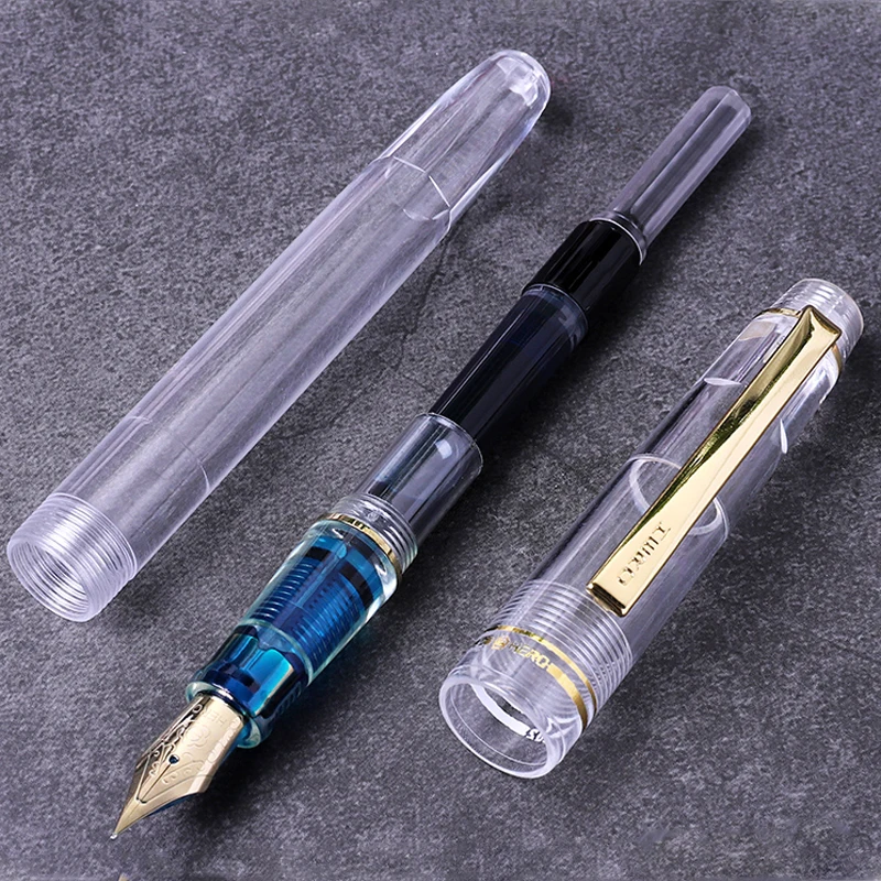 Офисный пластиковый модный подарок героя Золотая прозрачная цветная чернильная