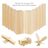 10pcs premium basswood wood carving blocks kit whittling blanks beginners soft wood carving block set hobby kit