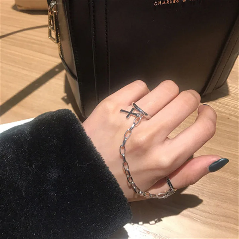 FFLACELL 2020 Новое модное металлическое цельное Открытое кольцо в стиле панк с