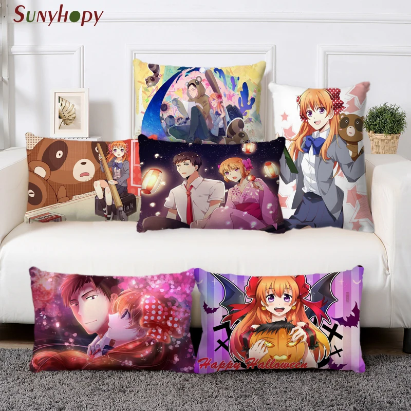 

Популярный Стиль геккан Shoujo Nozaki-Kun Custom Цифровая печатная Подушка полиэфирная наволочка для дивана автомобиля домашние наволочки 0804WJY
