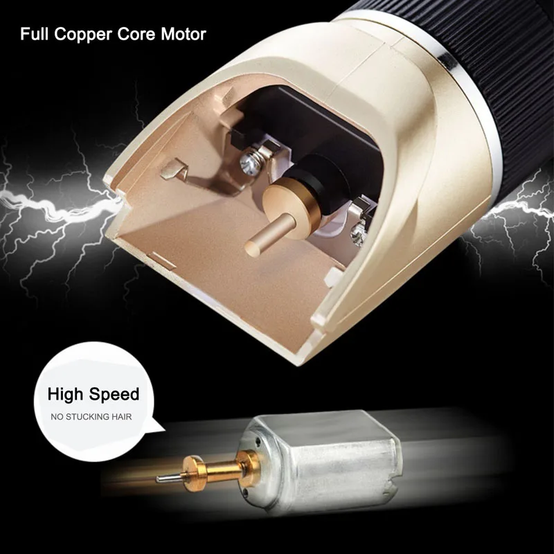 Профессиональная электрическая машинка для стрижки волос Аккумуляторный