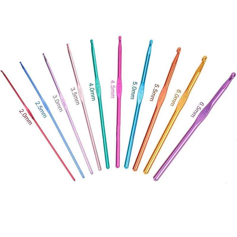 100 шт. набор крючков для вязания крючком 22 металлический с DIY гаджетами ножницы